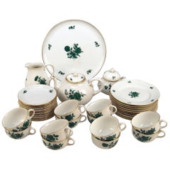 Vintage Augarten Vienna Tea Set Twelve Persons Decor Maria Theresia Form Schubert