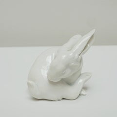 Augarten Wien Porcelain Rabbit Circa 1934
