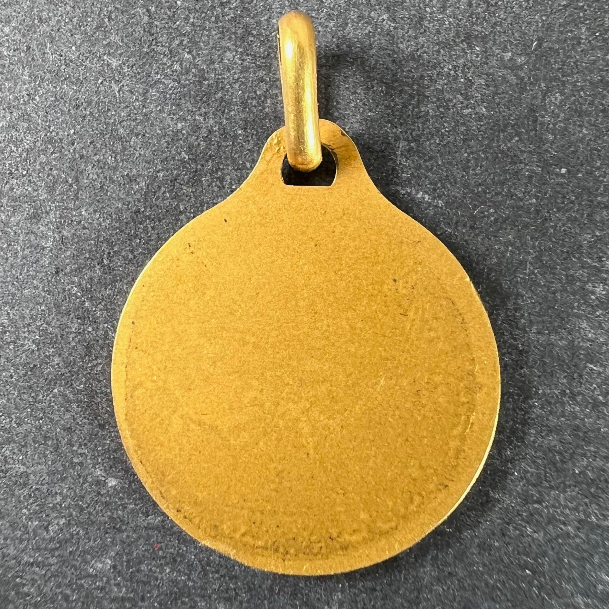 A. Augis French More Than Yesterday Ciondolo d'amore in oro giallo 18 carati In condizioni buone in vendita a London, GB