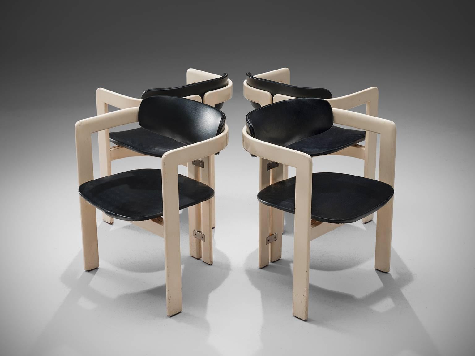 Italian Augosto Savini Set of Eight 'Pamplona' Chairs