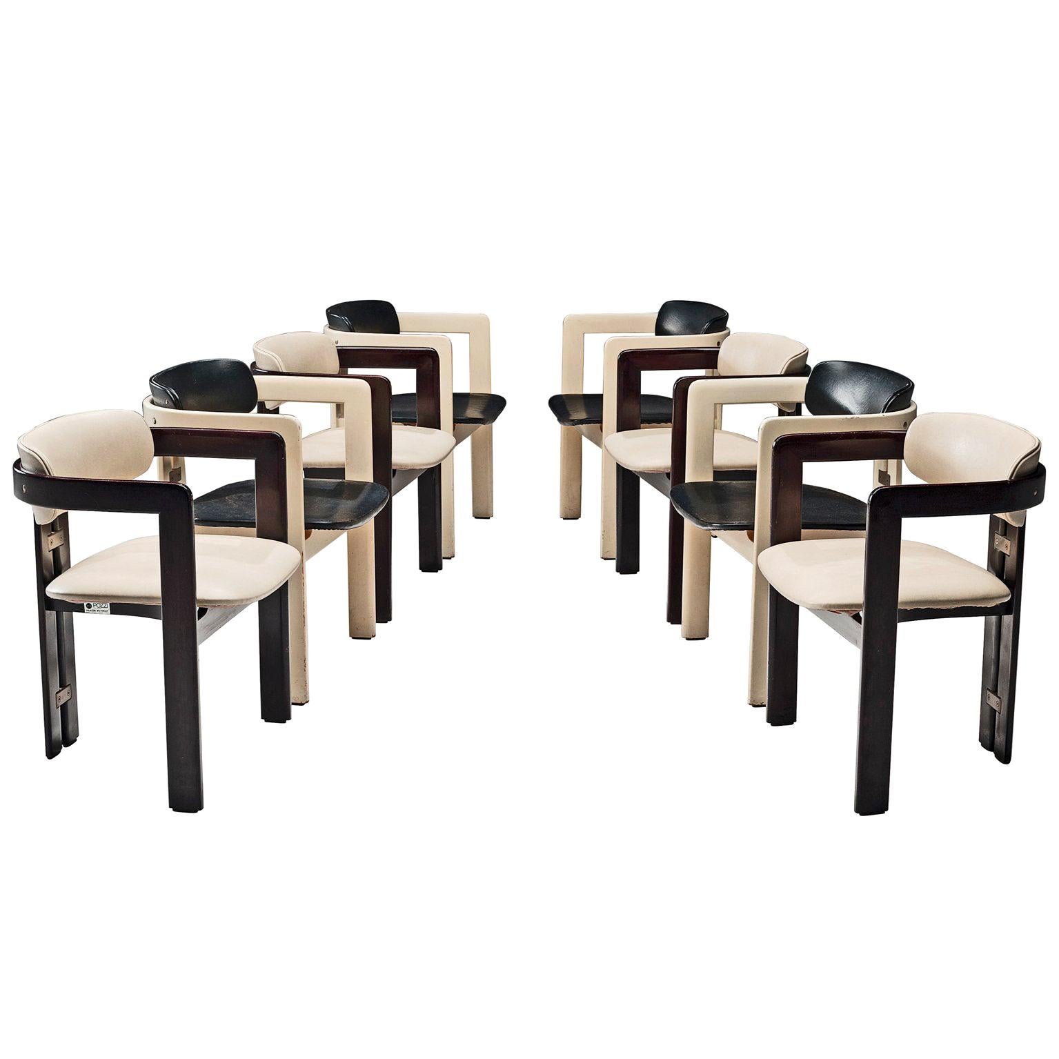 Augusto Savini Set of Eight Customizable 'Pamplona' Chairs