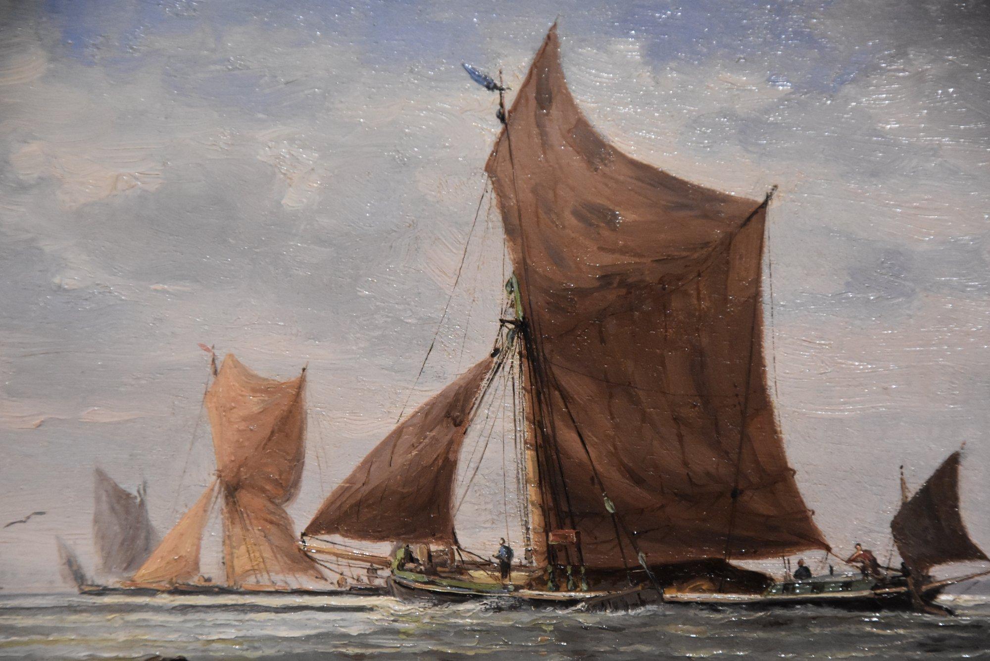 Pittura ad olio di Auguste Ballin  