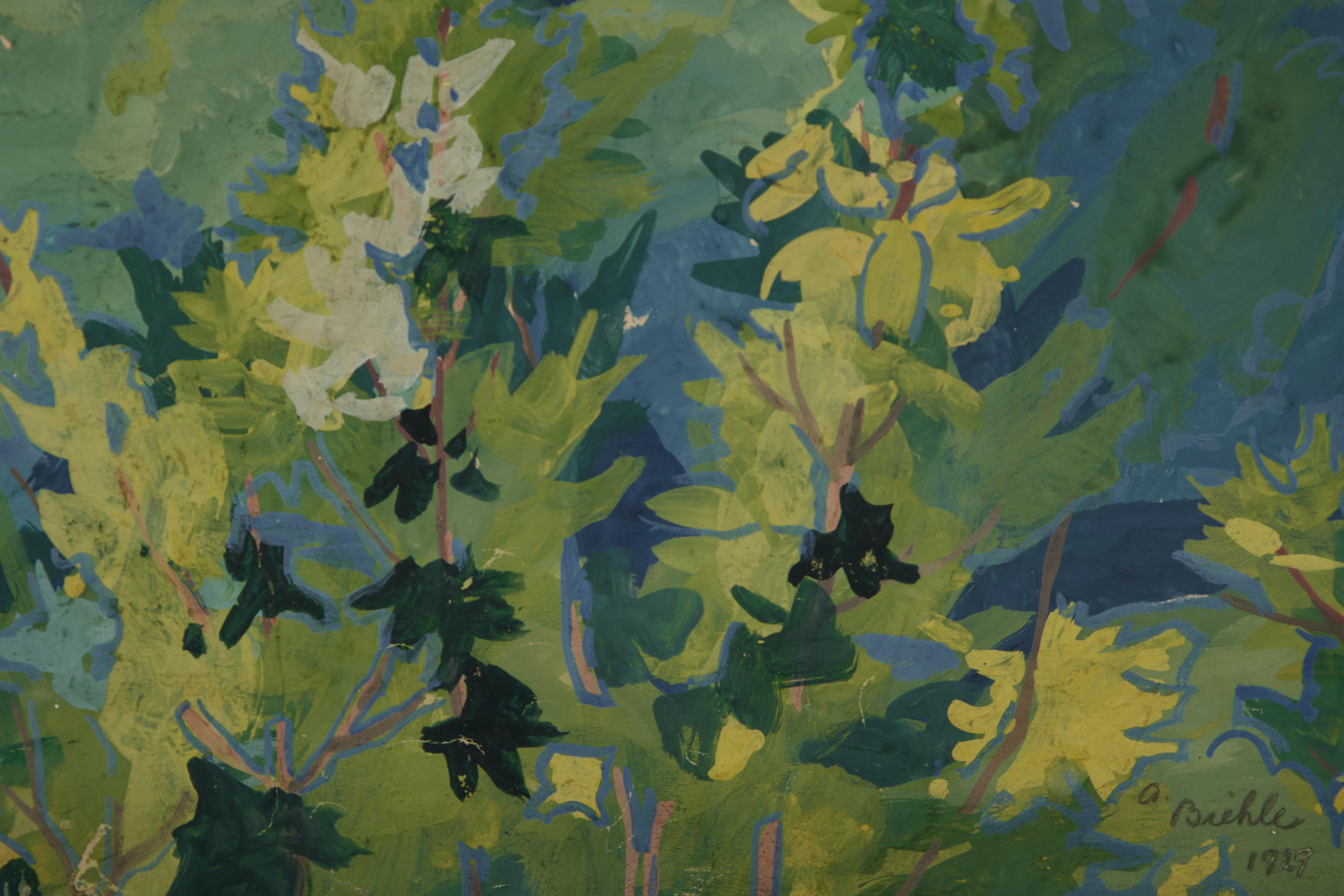 Berlin Heights, Ohio in Richtung Eriesee, Landschaft mit Bäumen und Feldern im Angebot 2