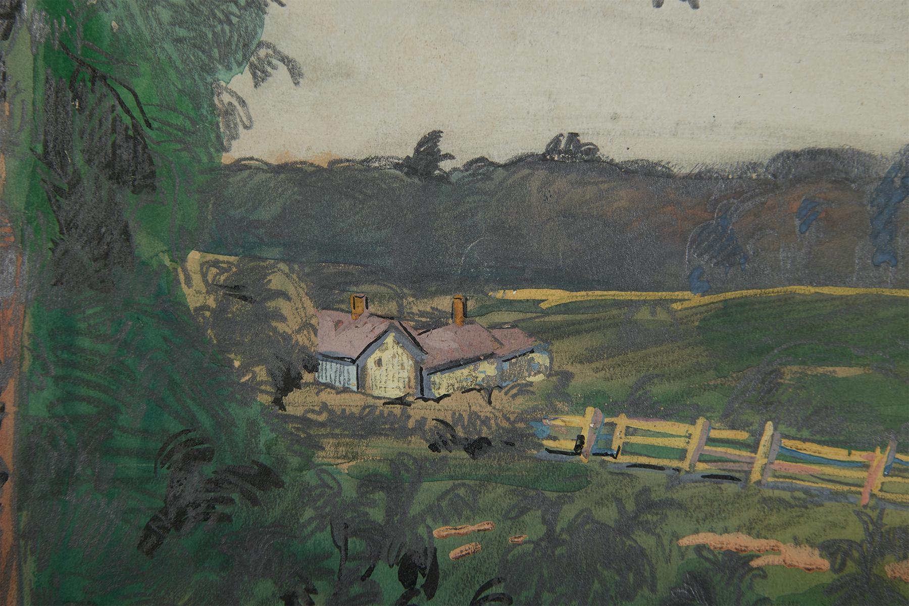 Farm Landscape, Zoar, Ohio, Early 20th Century For Sale 1