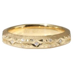 August Eternity Band Ring in 18K Yellow Gold & White Diamonds by Alice Son