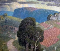 "Sera d'agosto", magistrale paesaggio con figura di MacGilvary, 1930