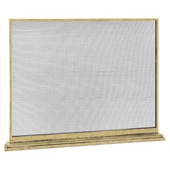 August Fireplace Screen in Pure Gold