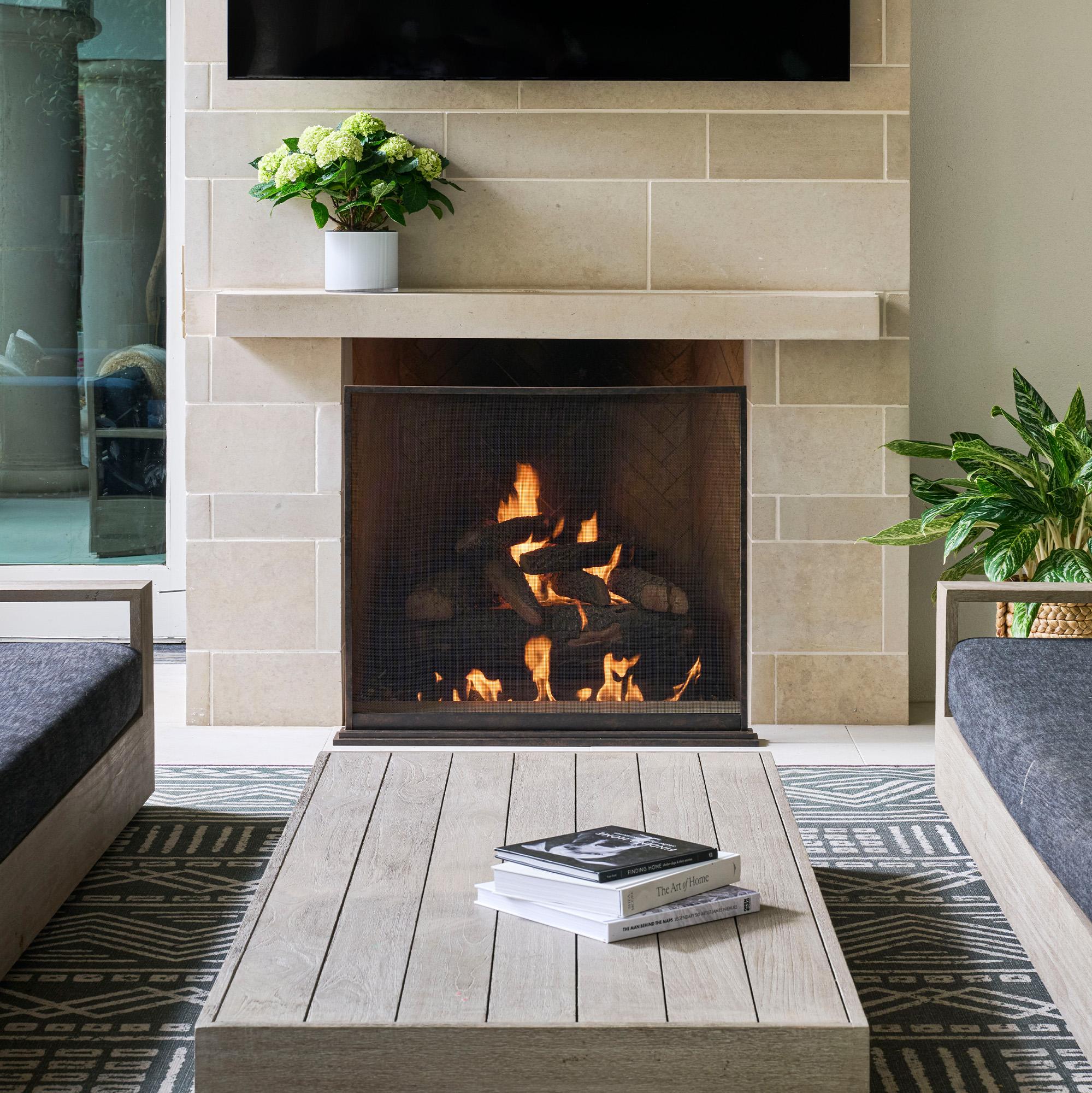 Pare-feu d'abat-jour August en tabac en vente 3