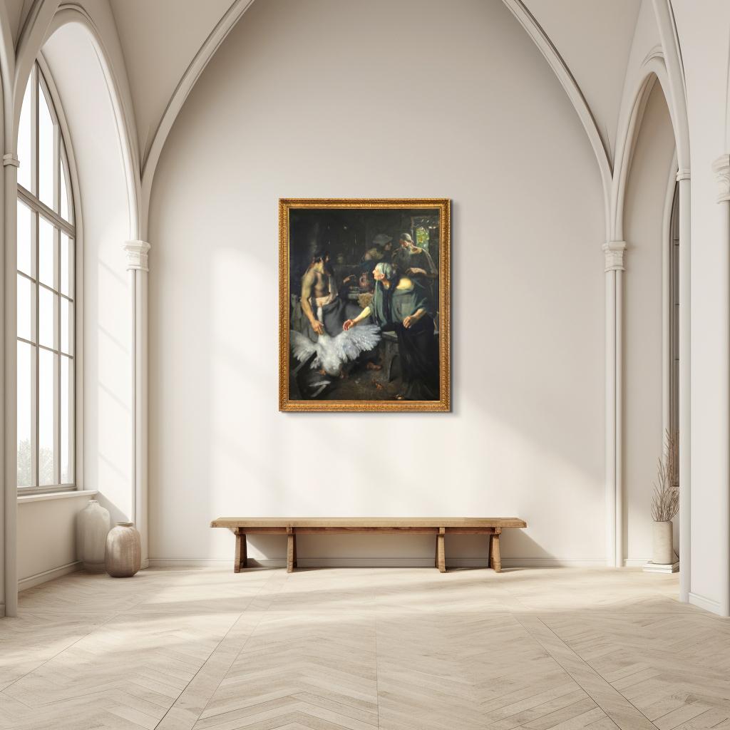 Jupiter and Mercury received by Philemon and Baucis For Sale 12