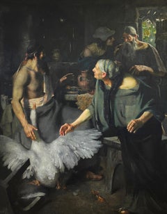 Jupiter and Mercury received by Philemon and Baucis