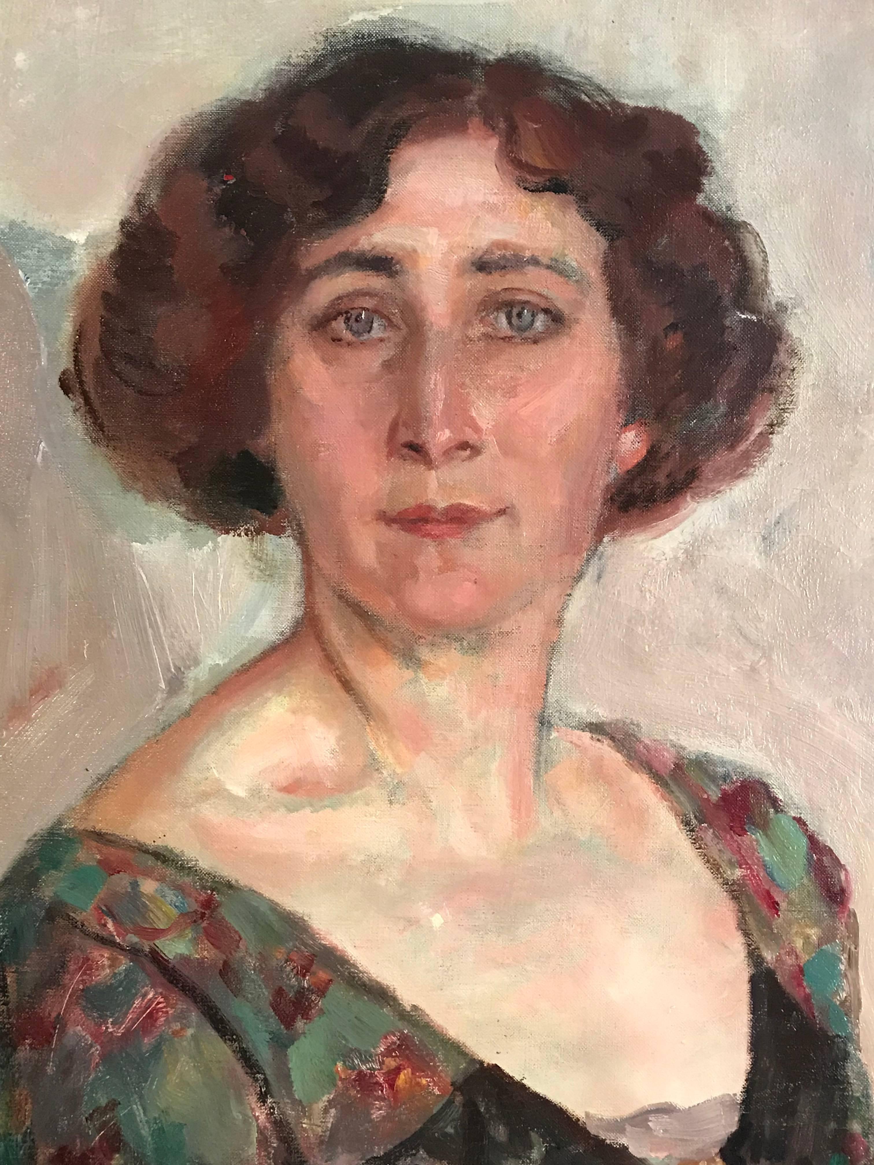1930s portrait painting