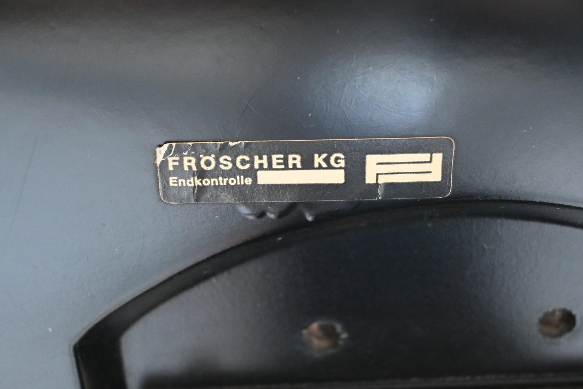 August Froscher office chair Burkhardt Vogtherr Germany 1970 8