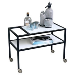 Carrello da bar minimalista August Halder, Svizzera 1959