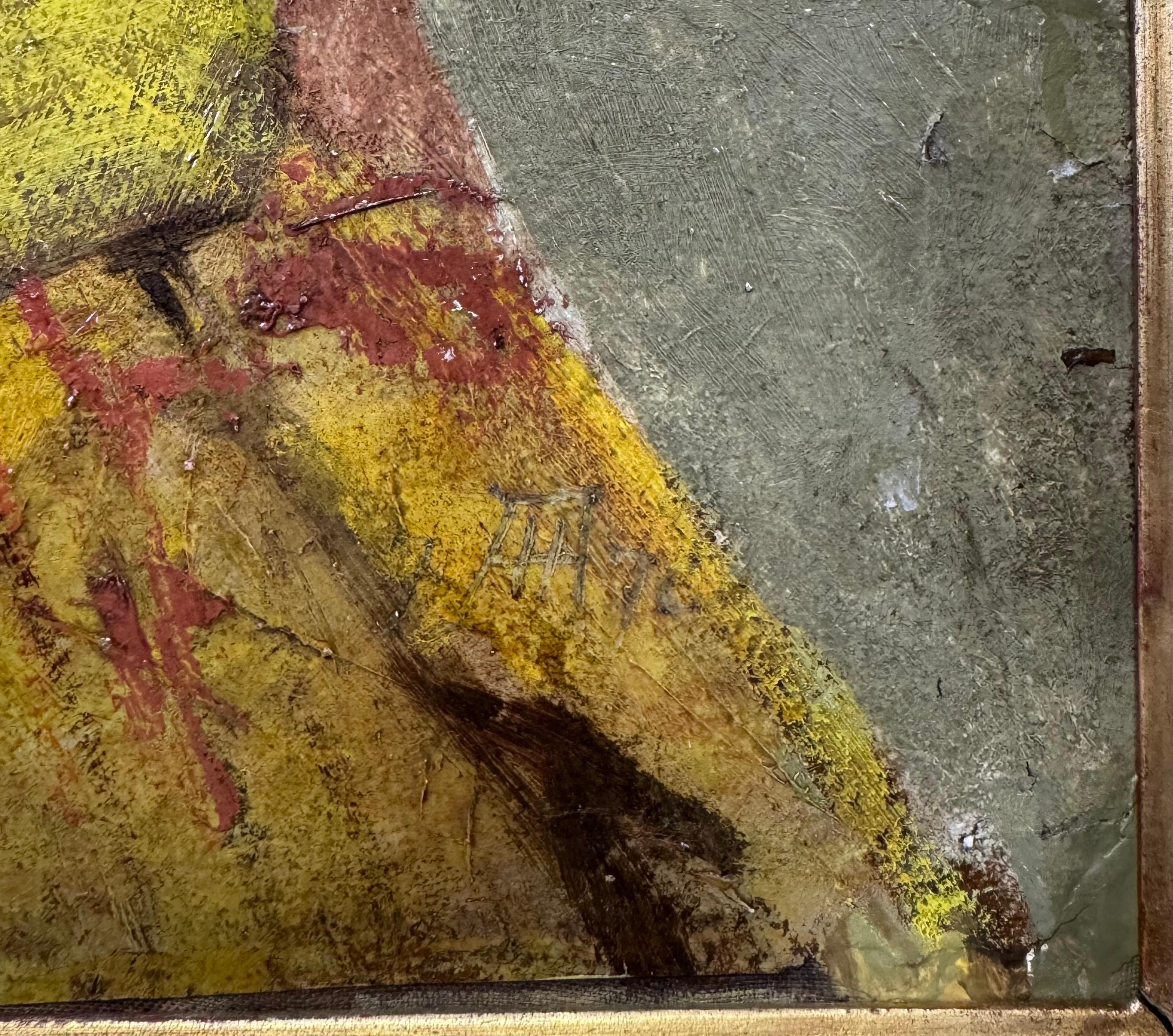 “Portrait of a North African Man, 1872” Orientalist Portrait Black Model 19th C. For Sale 2