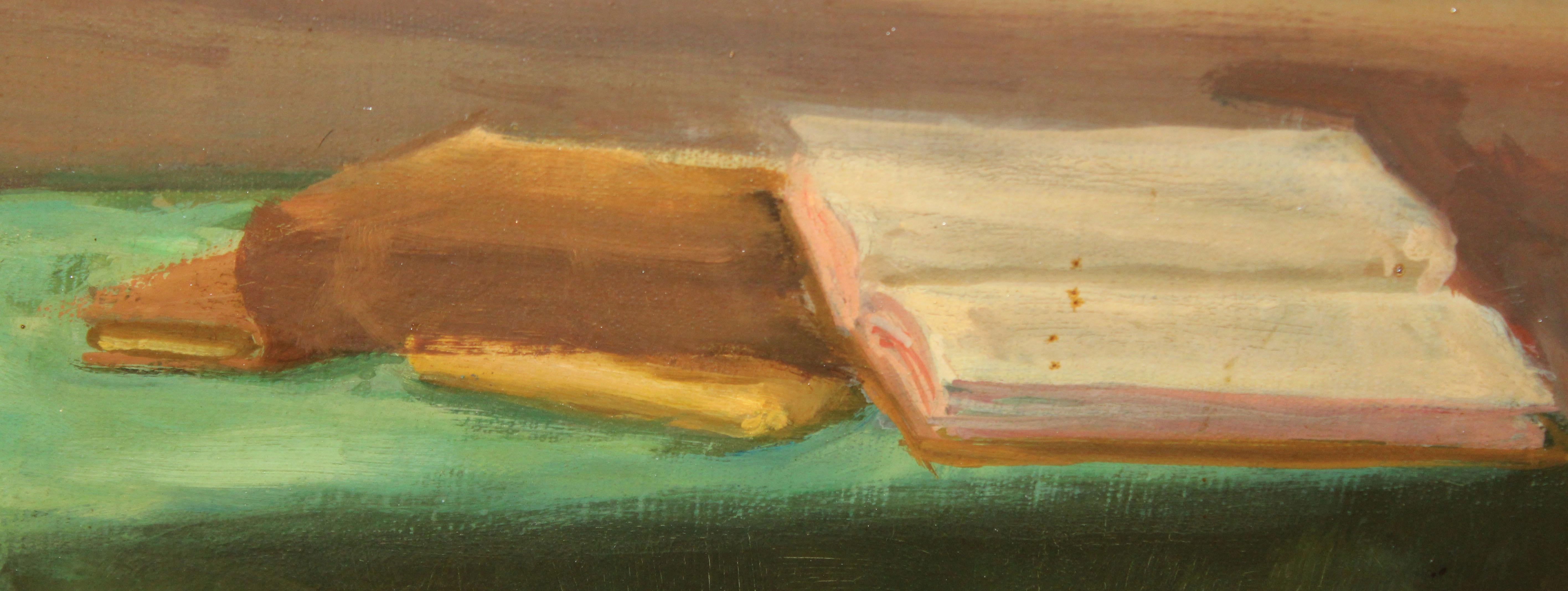 Óleo sobre lienzo - Retrato de un Rabino im Angebot 6