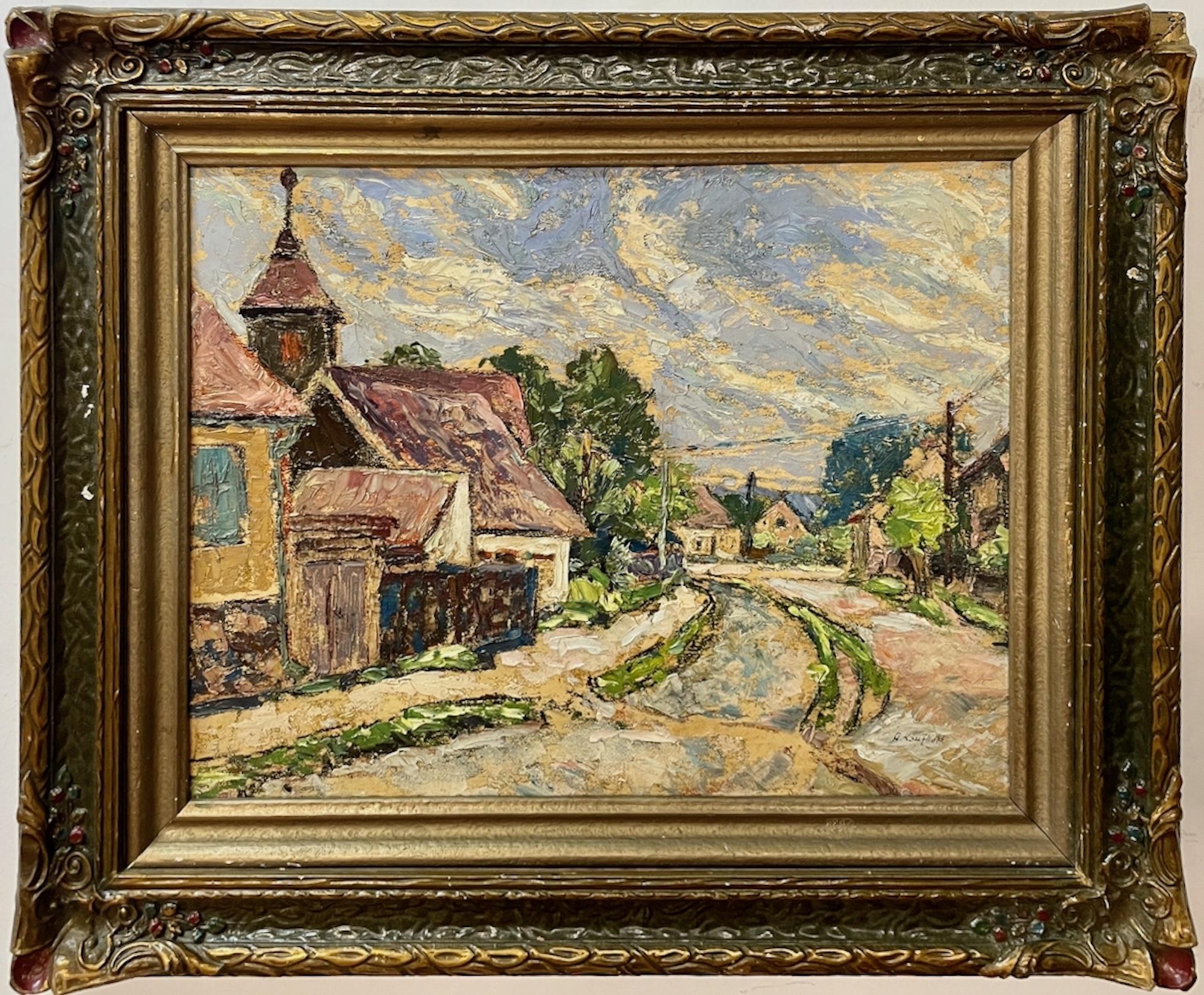 (Intitulé) Paysage impressionniste dramatique