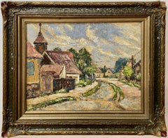 (Intitulé) Paysage impressionniste dramatique