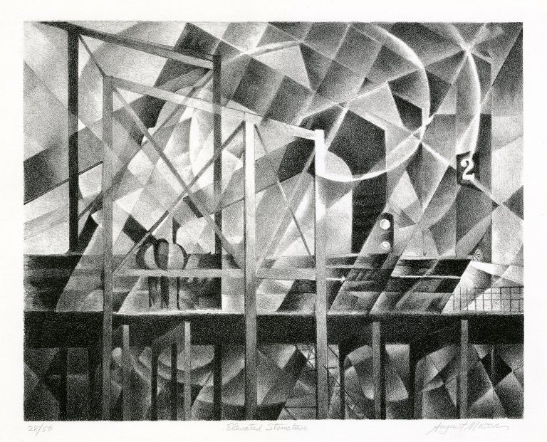 August Mosca - Elevated Structure at 1stDibs