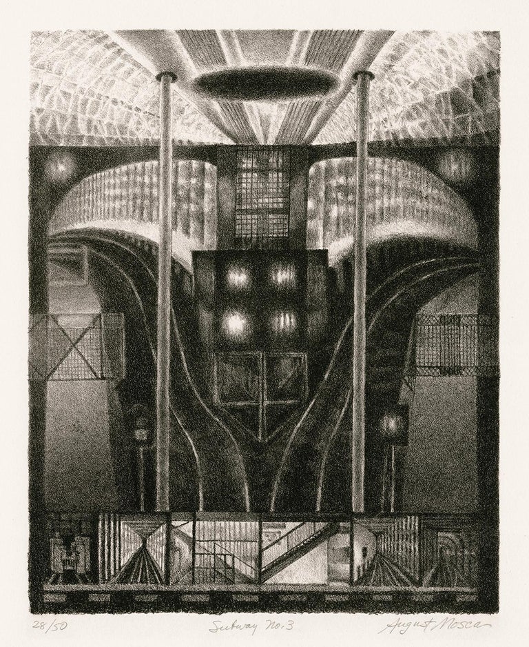 August Mosca - Underground Railway No. 3 — Mid-century Modern For Sale ...