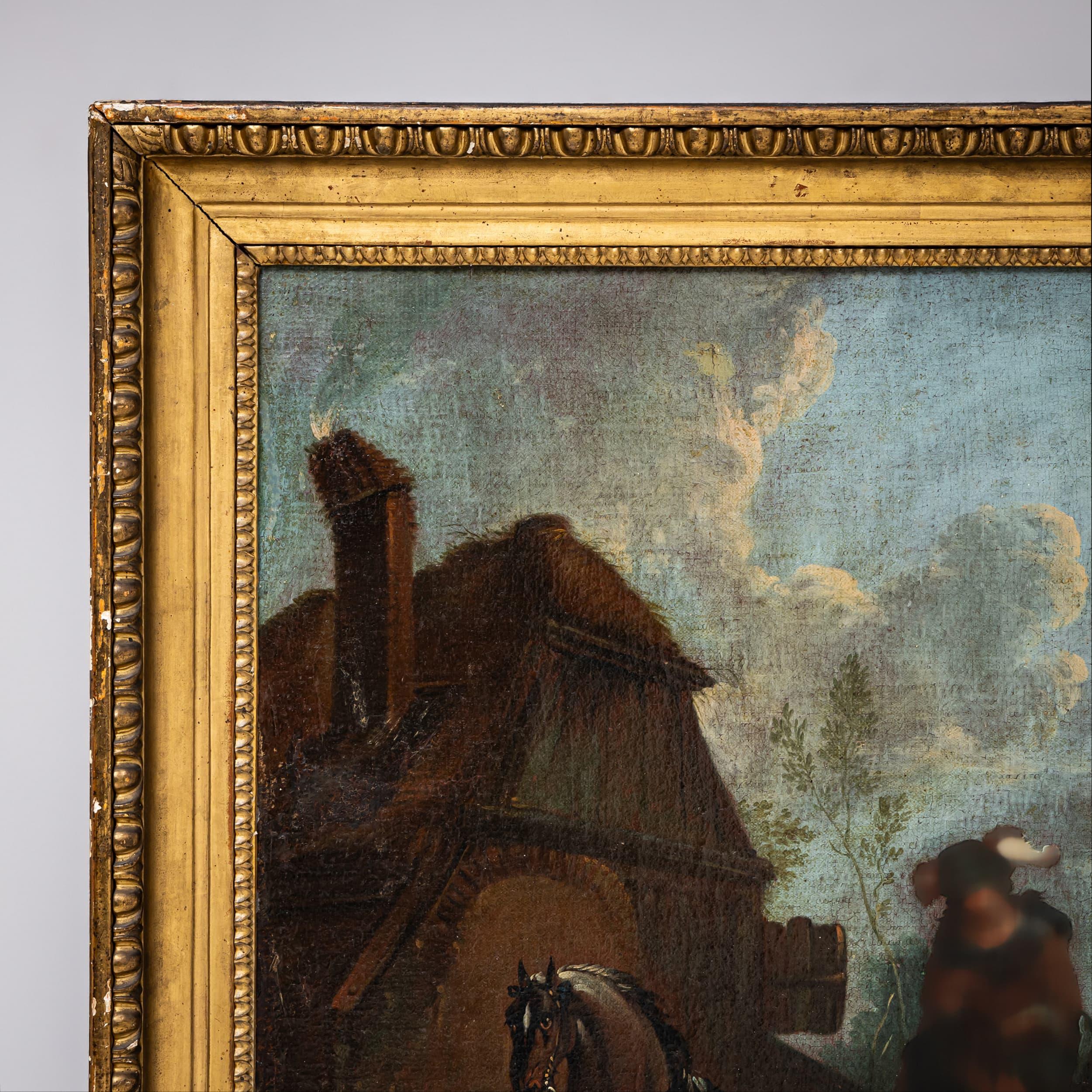 August Querfurt (zugeschrieben, 1696-1761), Jagdgesellschaft, erste Hälfte des 18. im Angebot 6