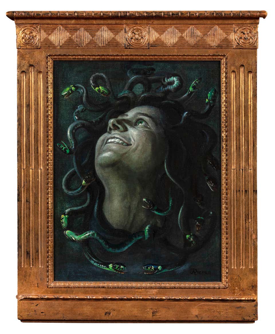 Philip Burne-Jones - Ezekiel in the Valley of Dry Bones For Sale at ...