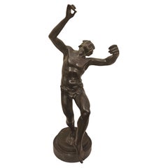 Augusto Rivalta (Italian 1838 - 1925) Satyr Dancing, Bronze Sculpture