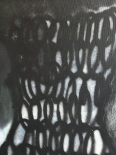 August Sandberg, "Untitled III", 2023, 70x60 cm, Acryl and Spray Paint on Canvas