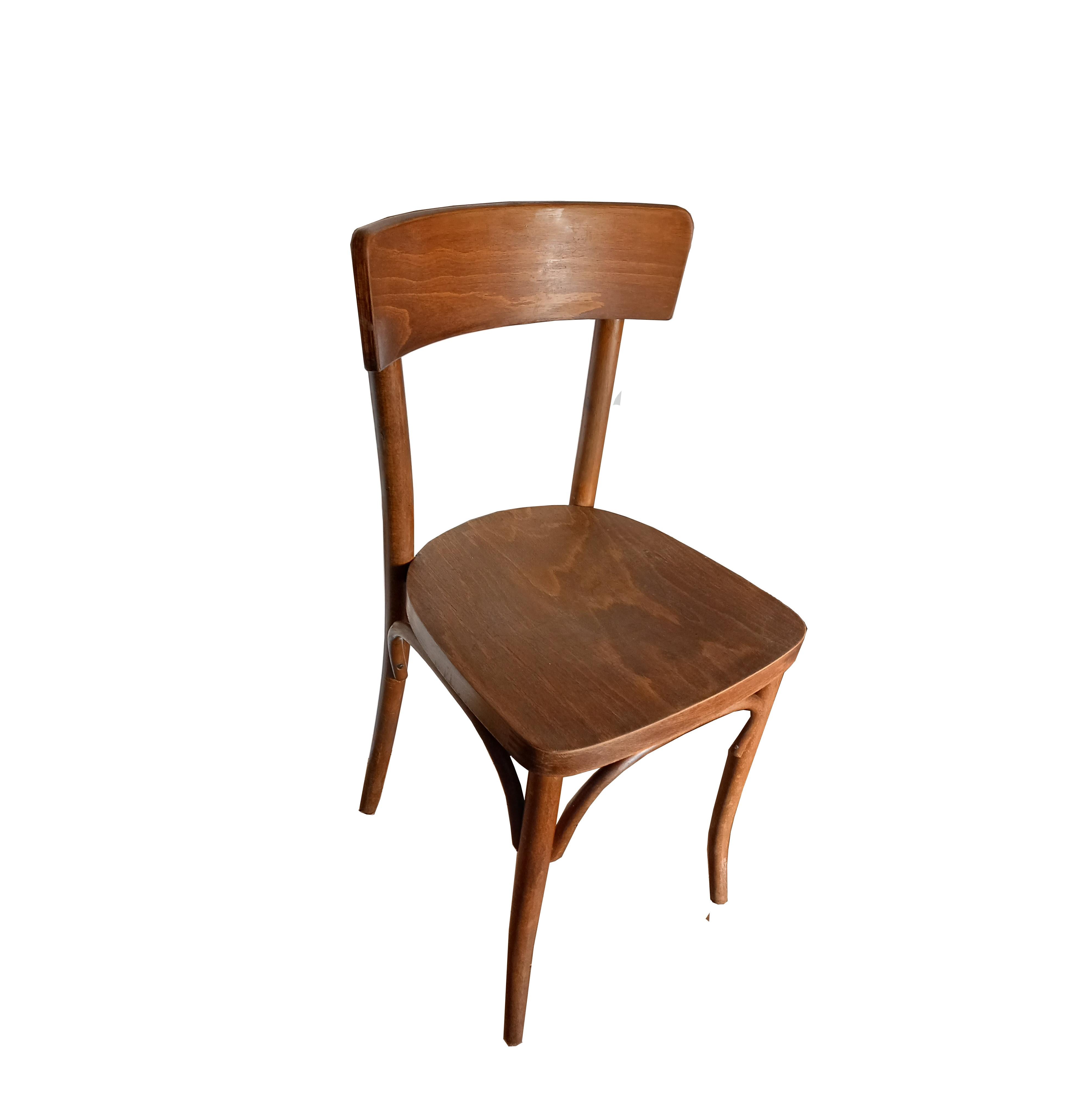 Other August Thonet Chairs, Set of 6, Czech Republic, 50s Signed Thonet For Sale