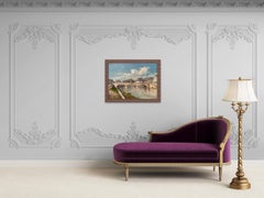 The Bridge, August Trumper,  Altona 1874 – 1956 Oberhausen, German Painter