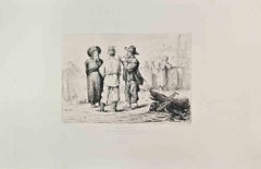 Juifs Polonais – Radierung von August von Heyden – Juifs Polonais – 1863