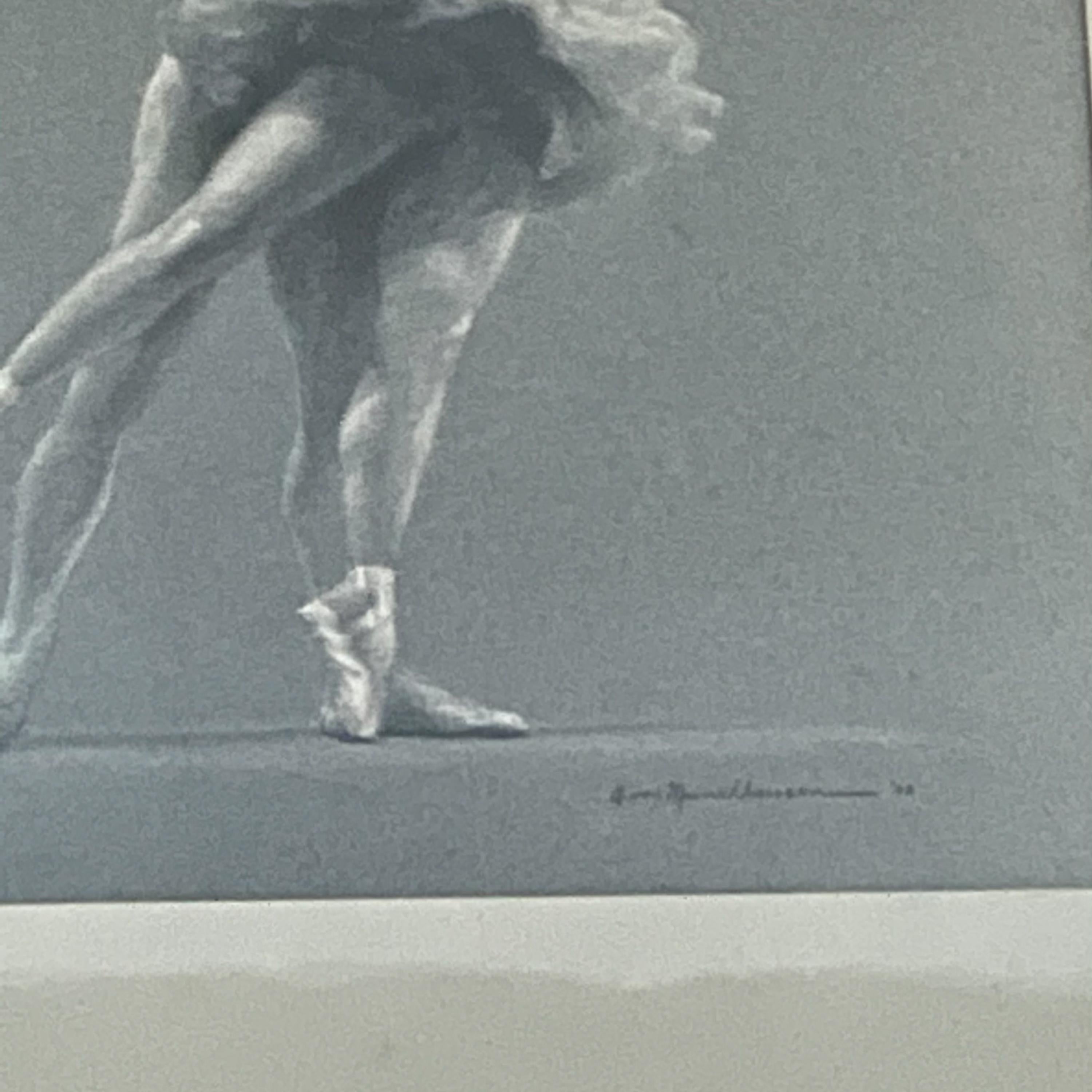 August Von Munchhausen Pastel On Paper Nutcracker Dancers Artwork 2