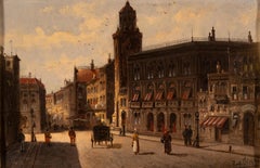 Padua, Animated Italian Street Scene with Historic Architecture