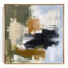 "Bourbon Trail", abstract oil painting on canvas