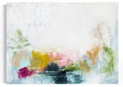 "Jackson Hole Life, " Abstract Oil Painting on Canvas, 36" x 48"