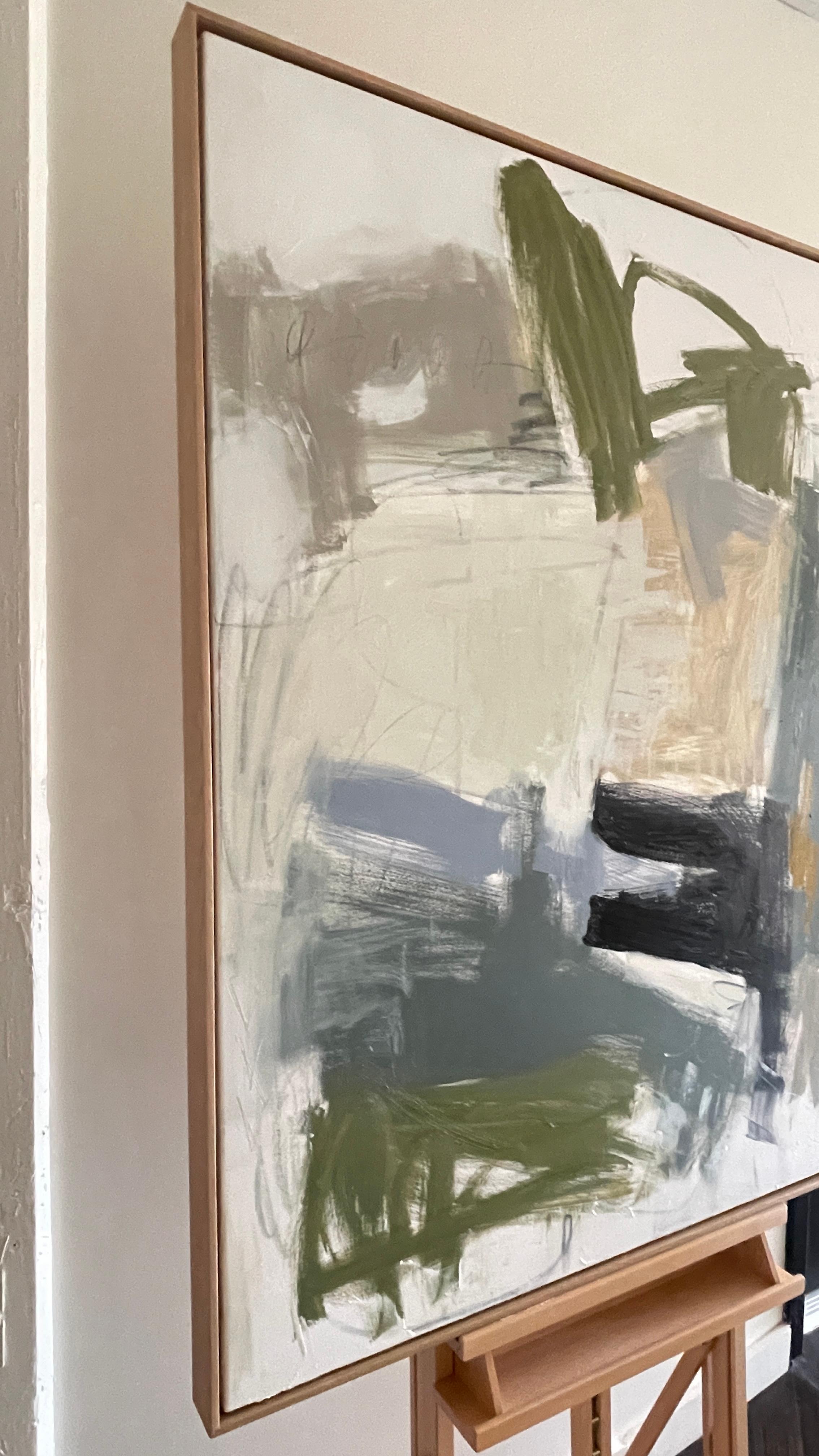 « Let Go, Let Go », peinture à l'huile abstraite sur toile - Abstrait Painting par Augusta Wilson