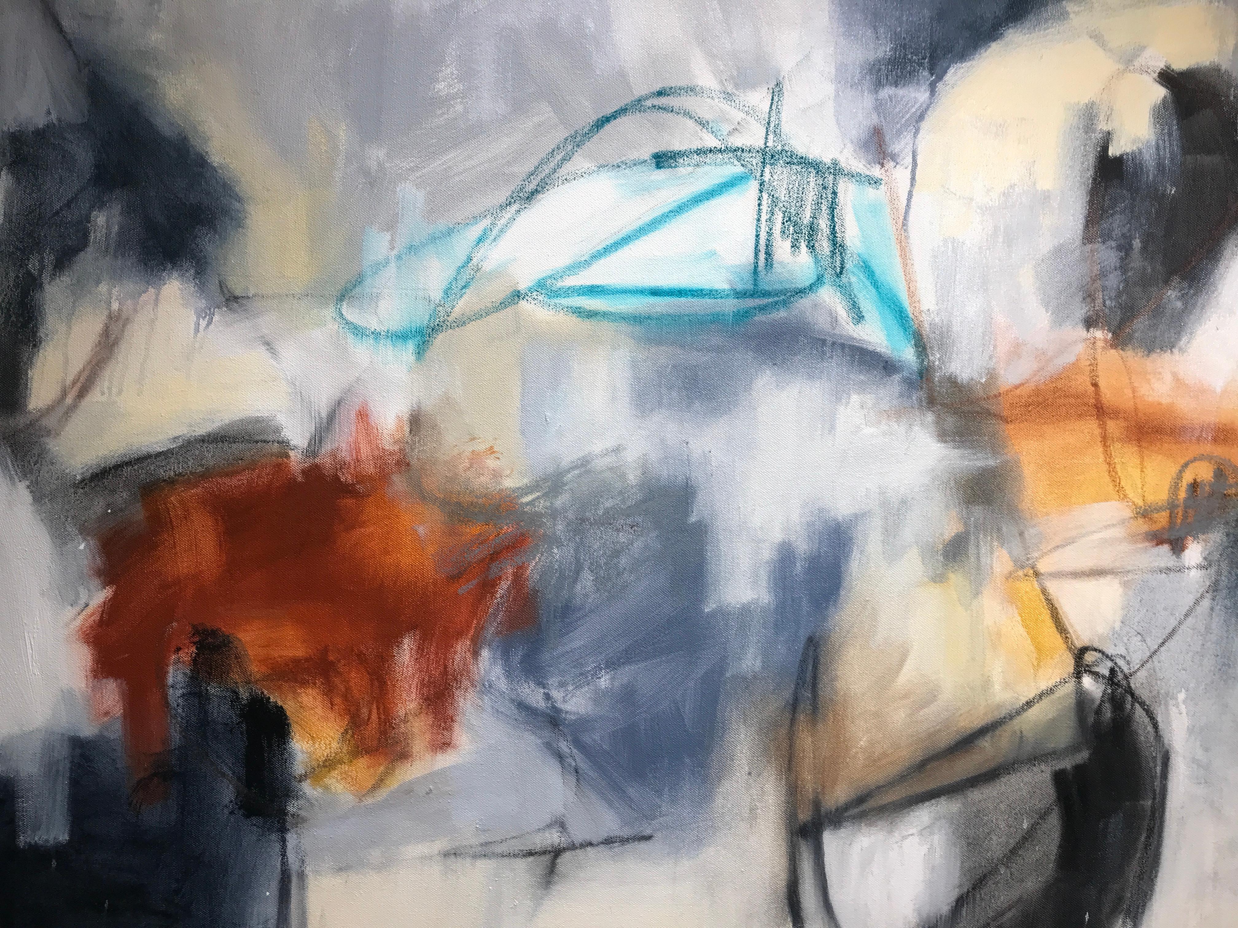 Marais, Augusta Wilson 2018 Large Abstract Mixed Media on Canvas Painting 5