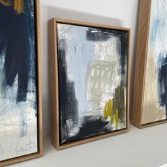 "Midnight in Paris", abstract oil painting on canvas