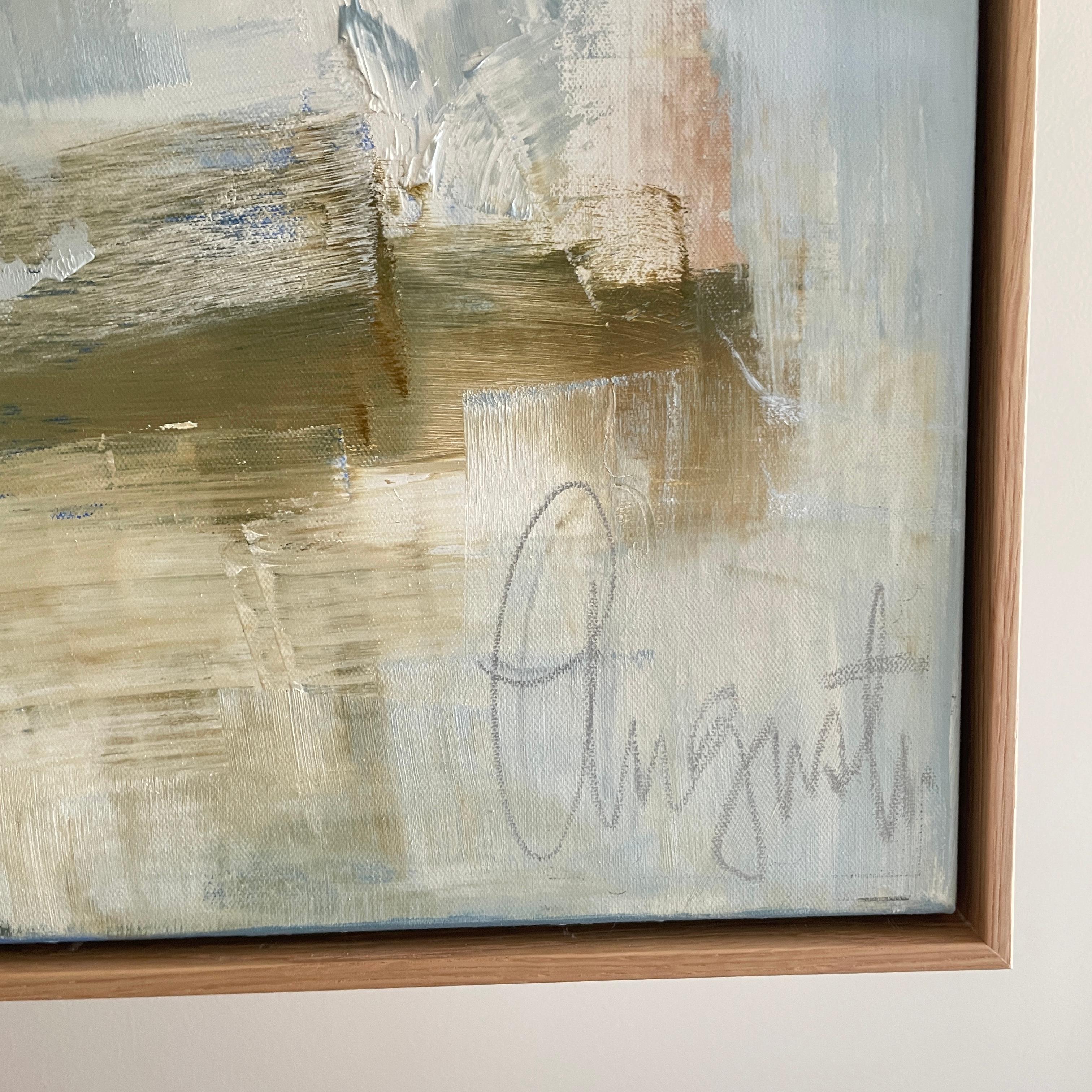 „Western Sky“, abstraktes Ölgemälde auf Leinwand (Abstrakt), Painting, von Augusta Wilson