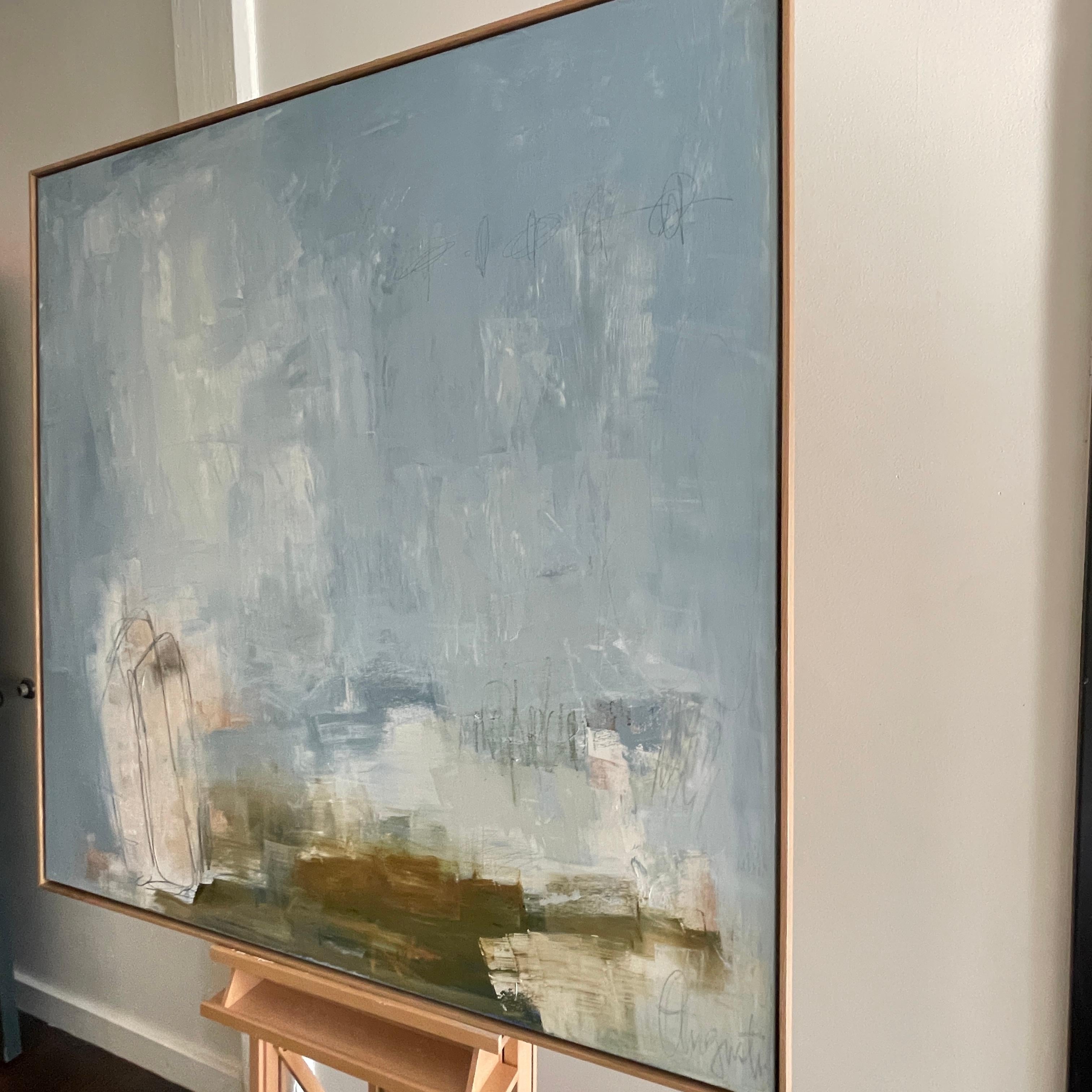 „Western Sky“, abstraktes Ölgemälde auf Leinwand im Angebot 1