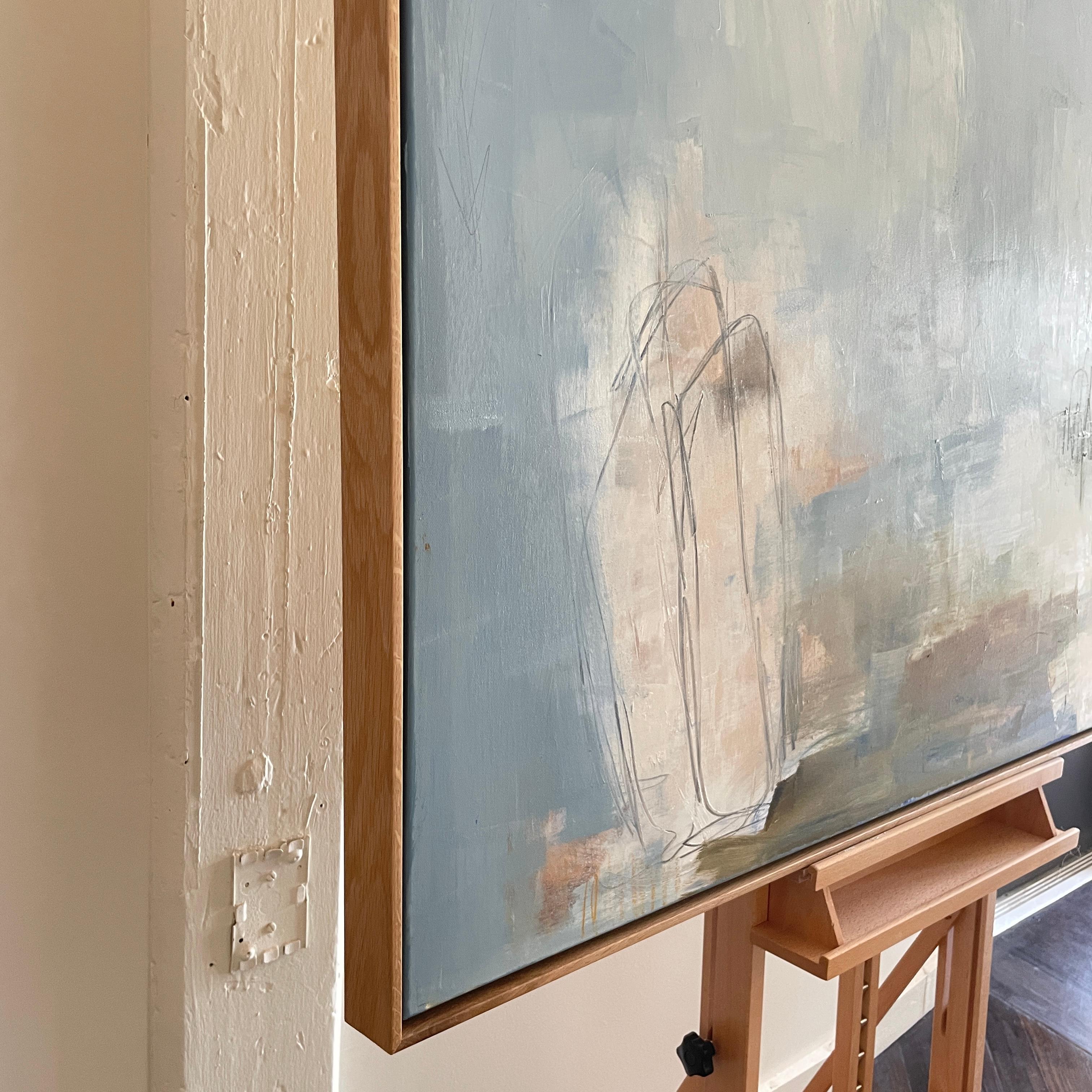 „Western Sky“, abstraktes Ölgemälde auf Leinwand im Angebot 2