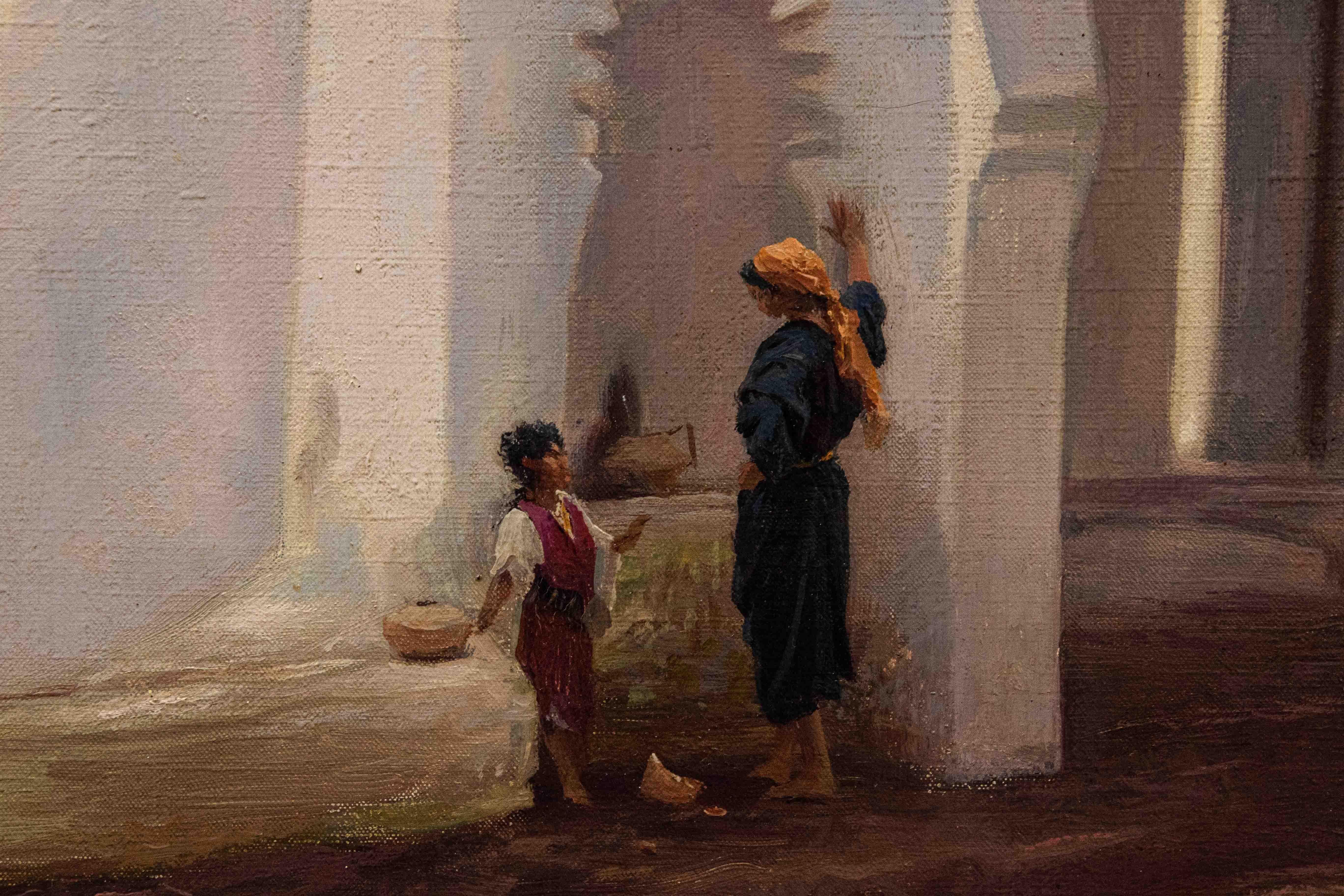 Auguste-Alexandre Hirsch (Lyon, 1833 - Paris, 1911)

Scene in Arab town

Oil on canvas, 65 x 52 cm

With frame 83.5 x 70 cm

French painter Auguste-Alexandre Hirsch (Lyon 1833-Paris 1911) studied at the Lyon School of Fine Arts before joining the