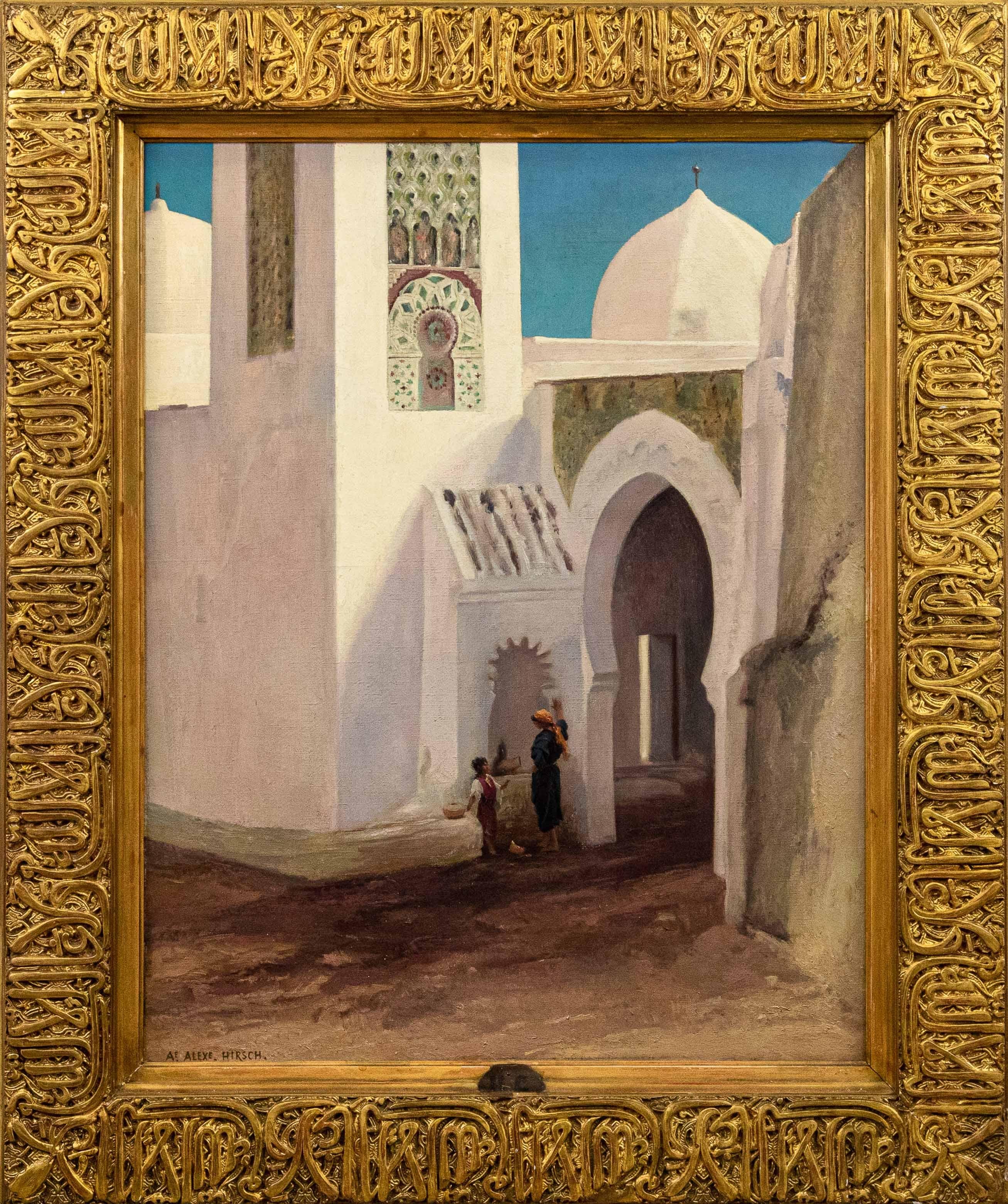 Auguste-Alexandre Hirsch  Landscape Painting - By Auguste-Alexandre Hirsch, Arabic Scene