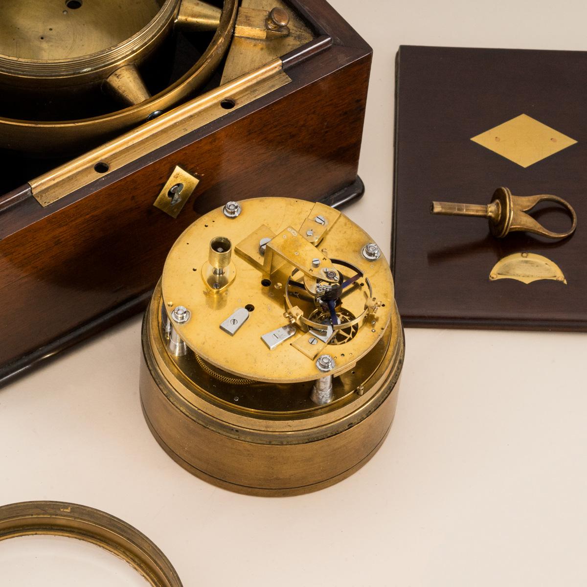 Auguste Berthoud. A Rare Antique Experimental Marine Chronometer C1840 For Sale 9