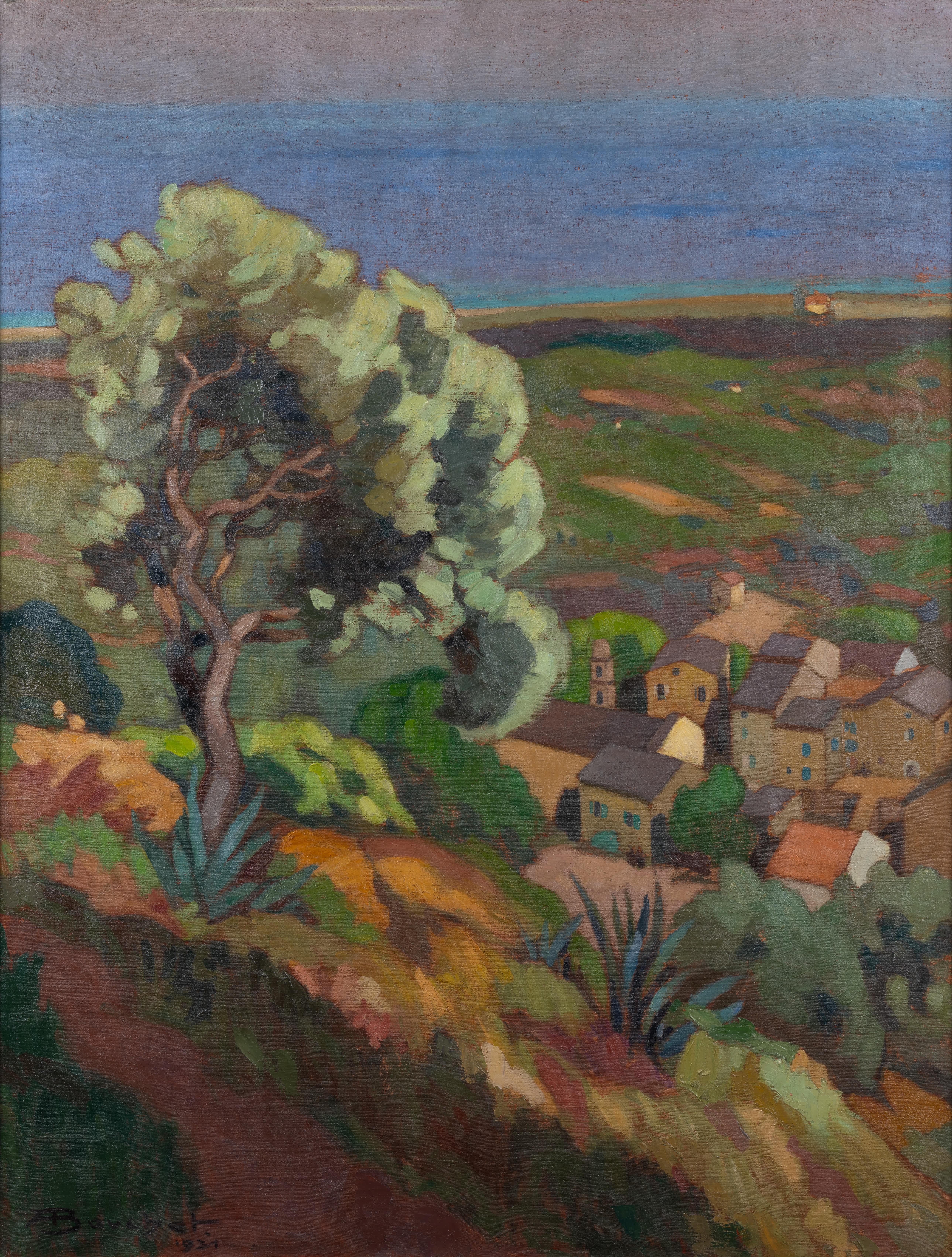 Cervione, Valle di Campoloro – Painting von Auguste Bouchet (1876-1937)