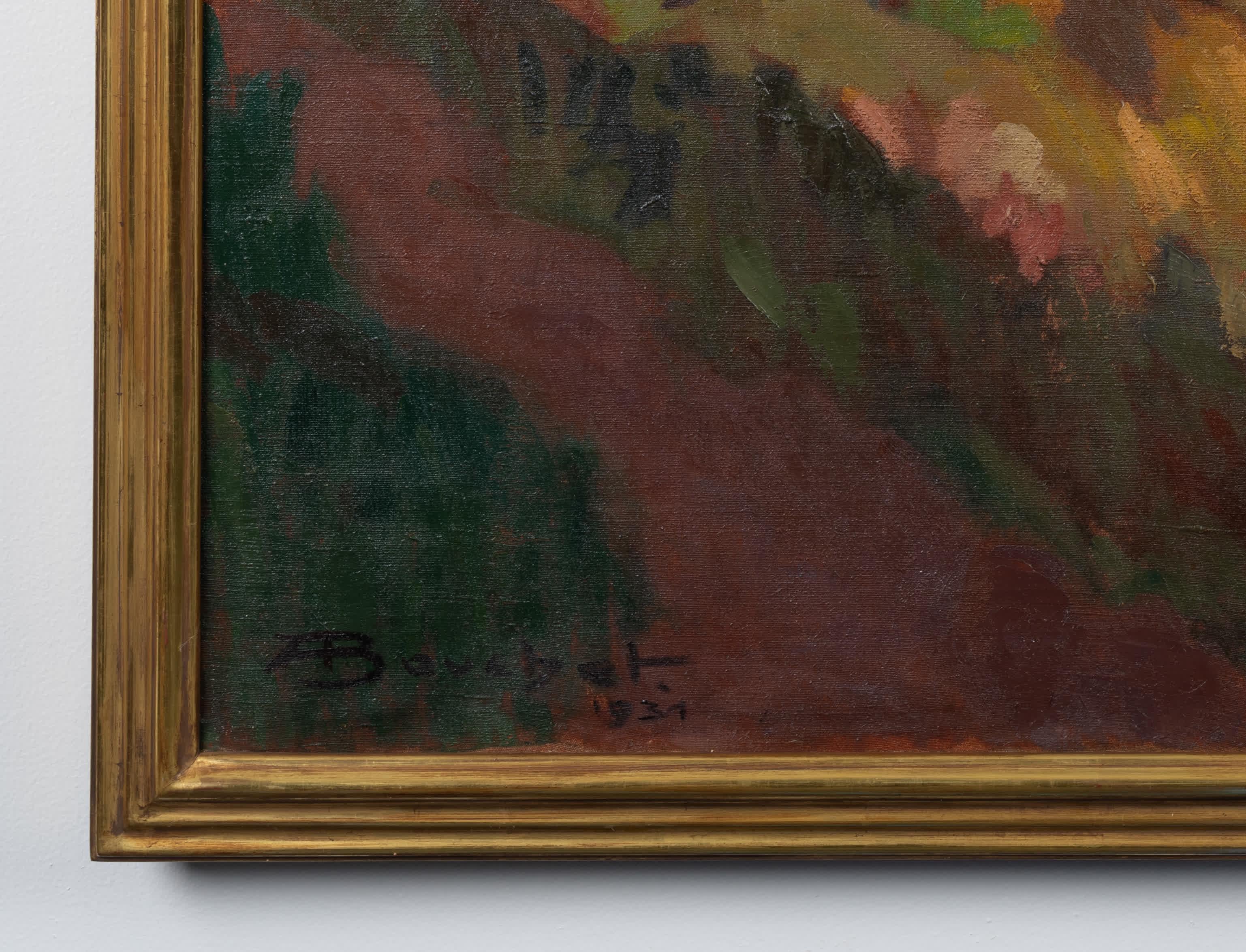 Cervione, Valle di Campoloro (Grau), Landscape Painting, von Auguste Bouchet (1876-1937)