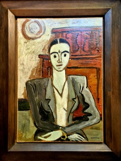 Art Deco French Portrait, Yvette.