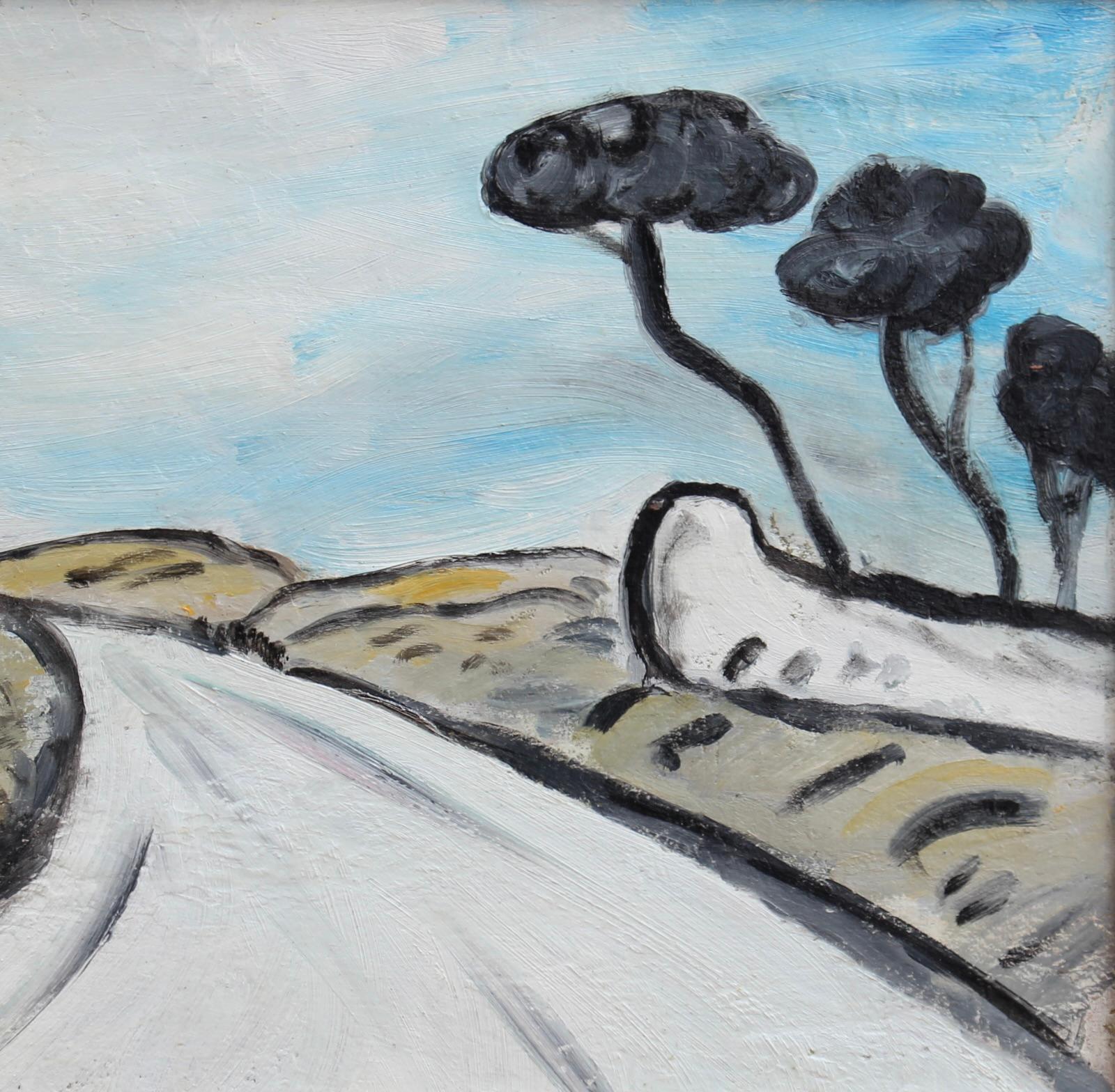'Winter Scene in Provence' Landscape Oil Painting 4