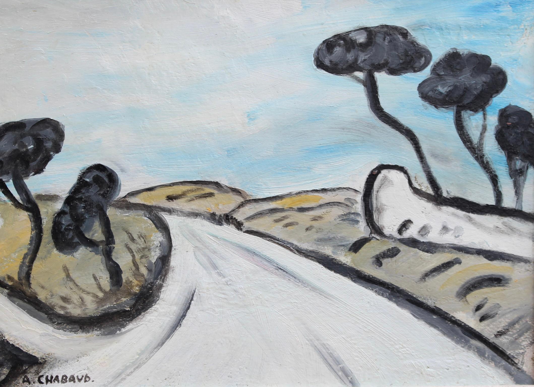 'Winter Scene in Provence' Landscape Oil Painting 5