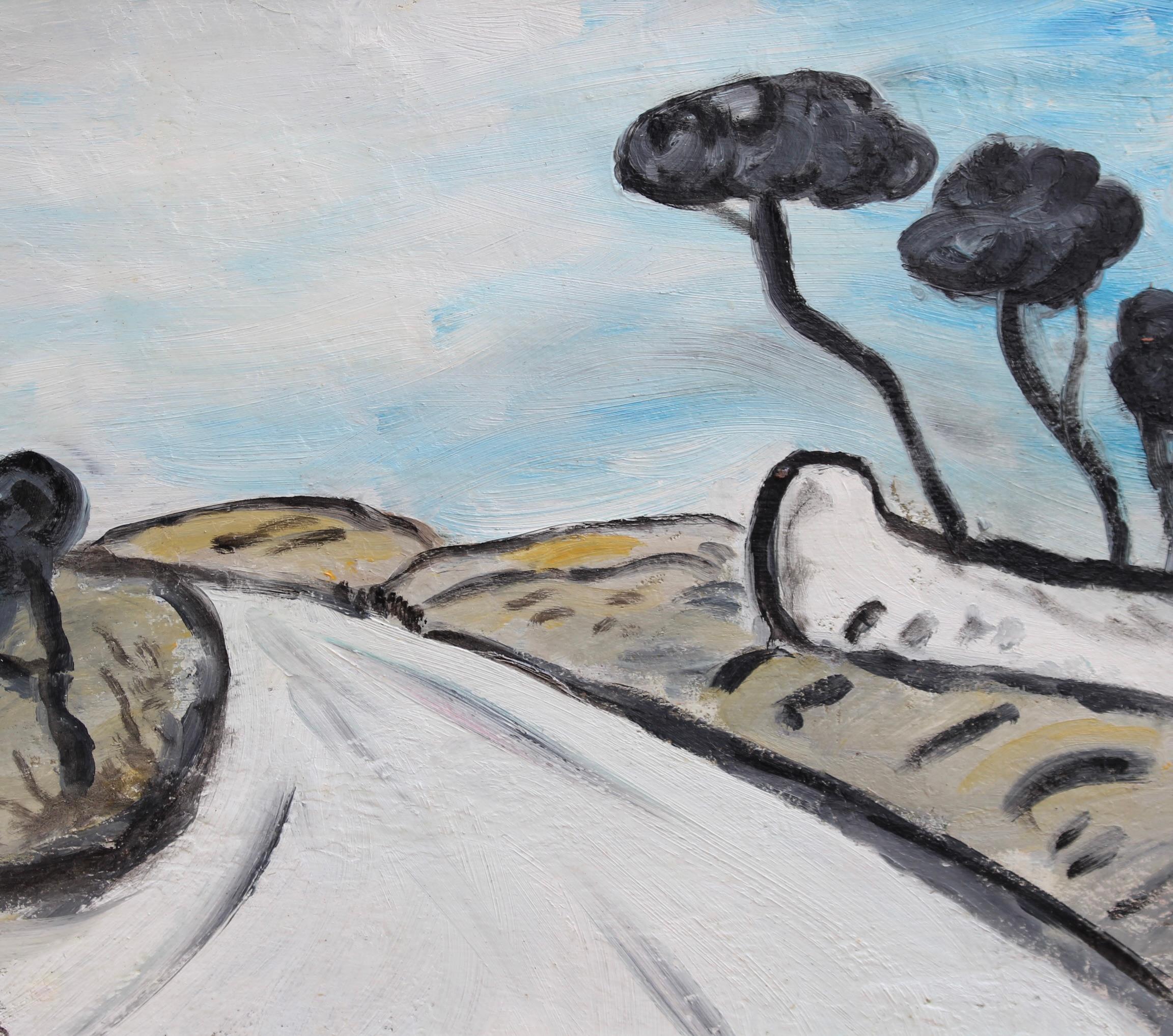 'Winter Scene in Provence' Landscape Oil Painting 7