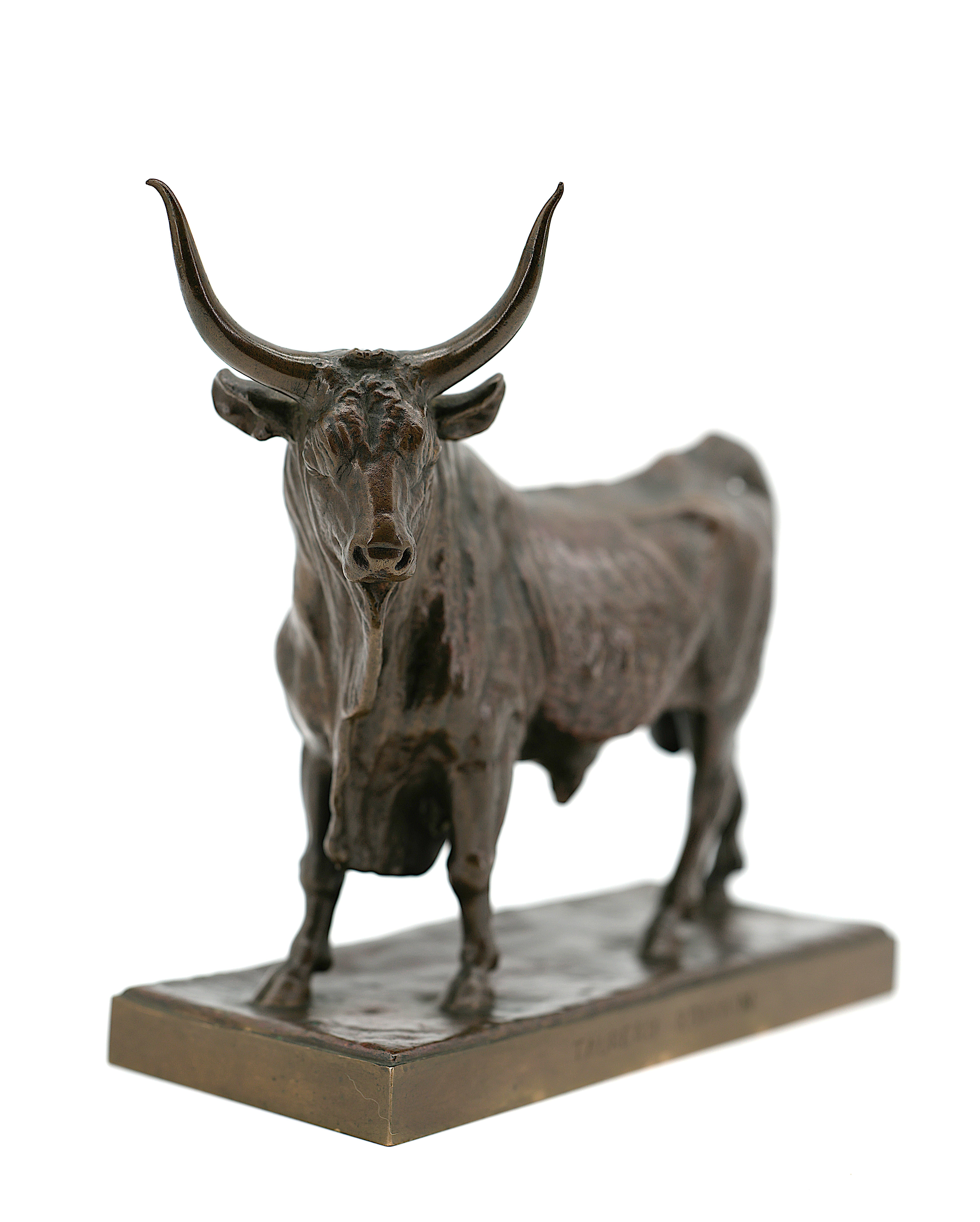 Auguste Clésinger (francese, 1814-1883)  Roman Bull, 1858  Scultura in bronzo in vendita 4